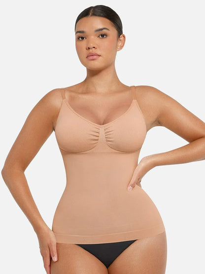 Seamless Bust Support Waist and Abdomen Control Shape Tank Top -