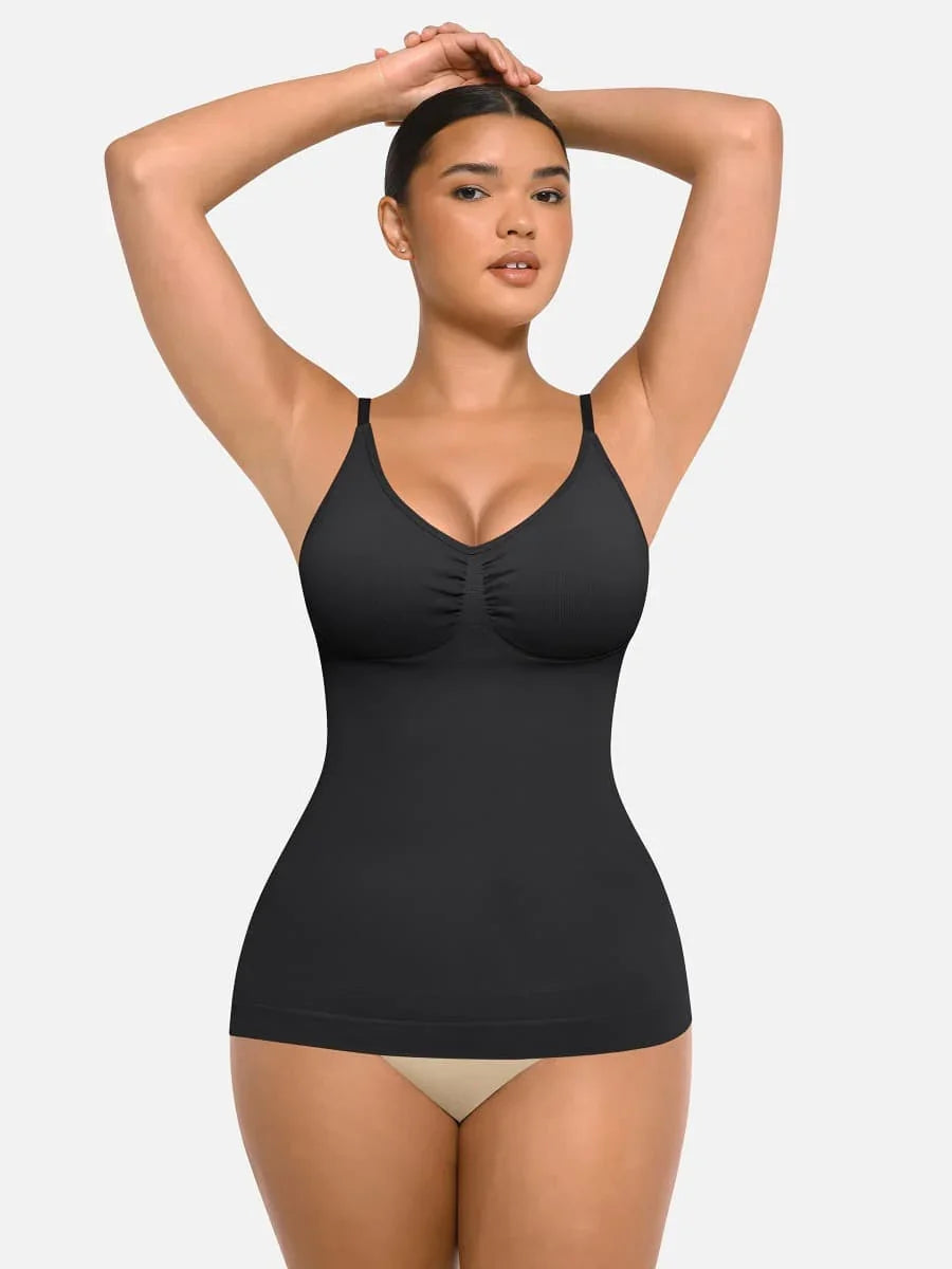 Seamless Bust Support Waist and Abdomen Control Shape Tank Top -