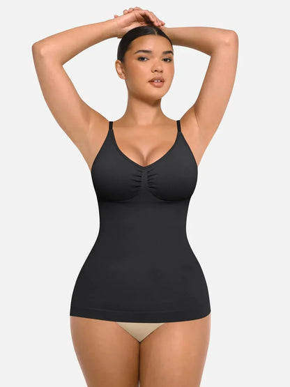 Seamless Bust Support Waist and Abdomen Control Shape Tank Top -