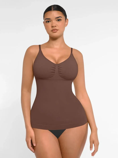 Seamless Bust Support Waist and Abdomen Control Shape Tank Top -