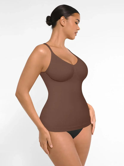 Seamless Bust Support Waist and Abdomen Control Shape Tank Top -