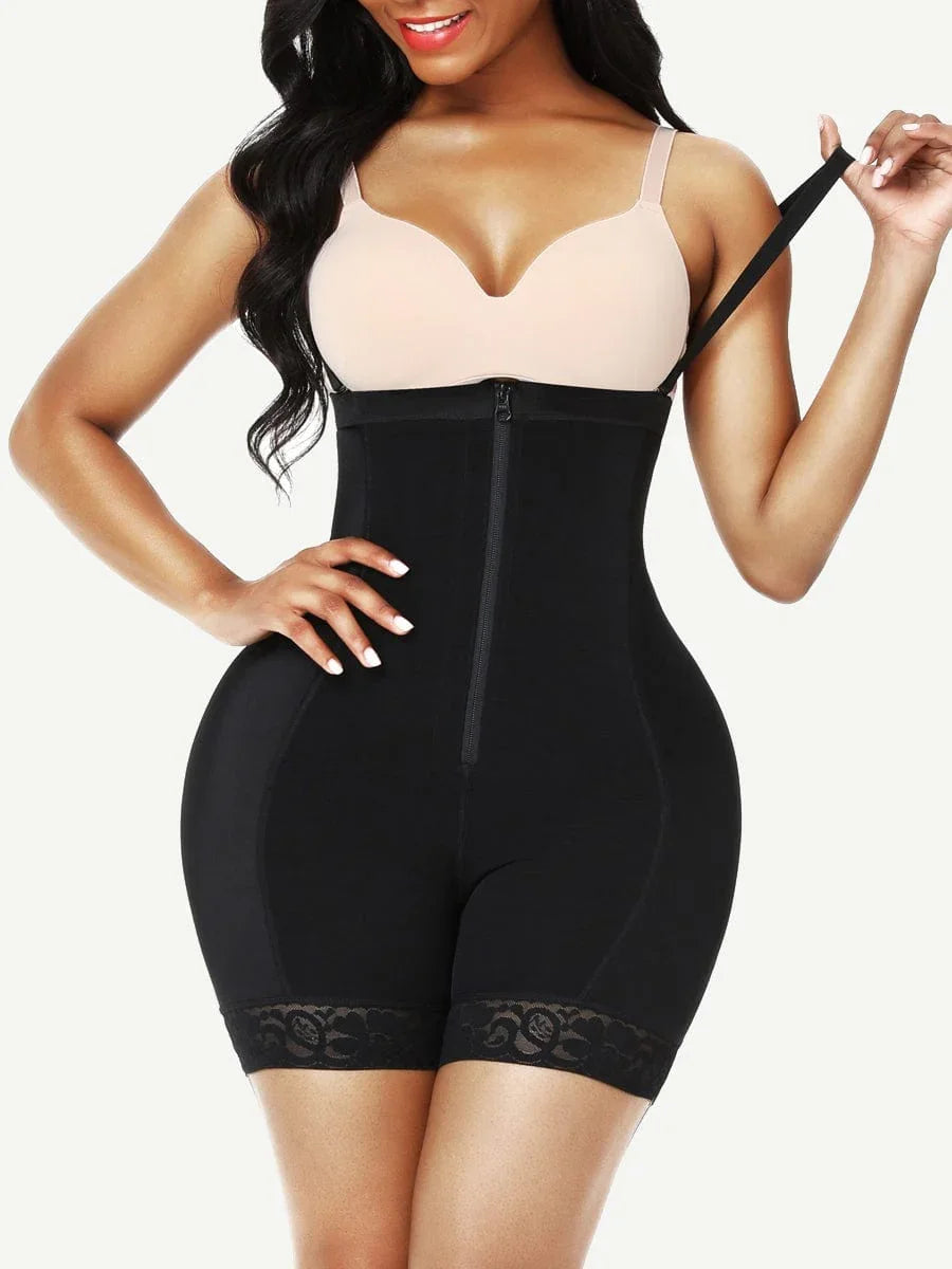 Wholesale Butt Lifter High Waist Lace Removable Pads Firm Compression -
