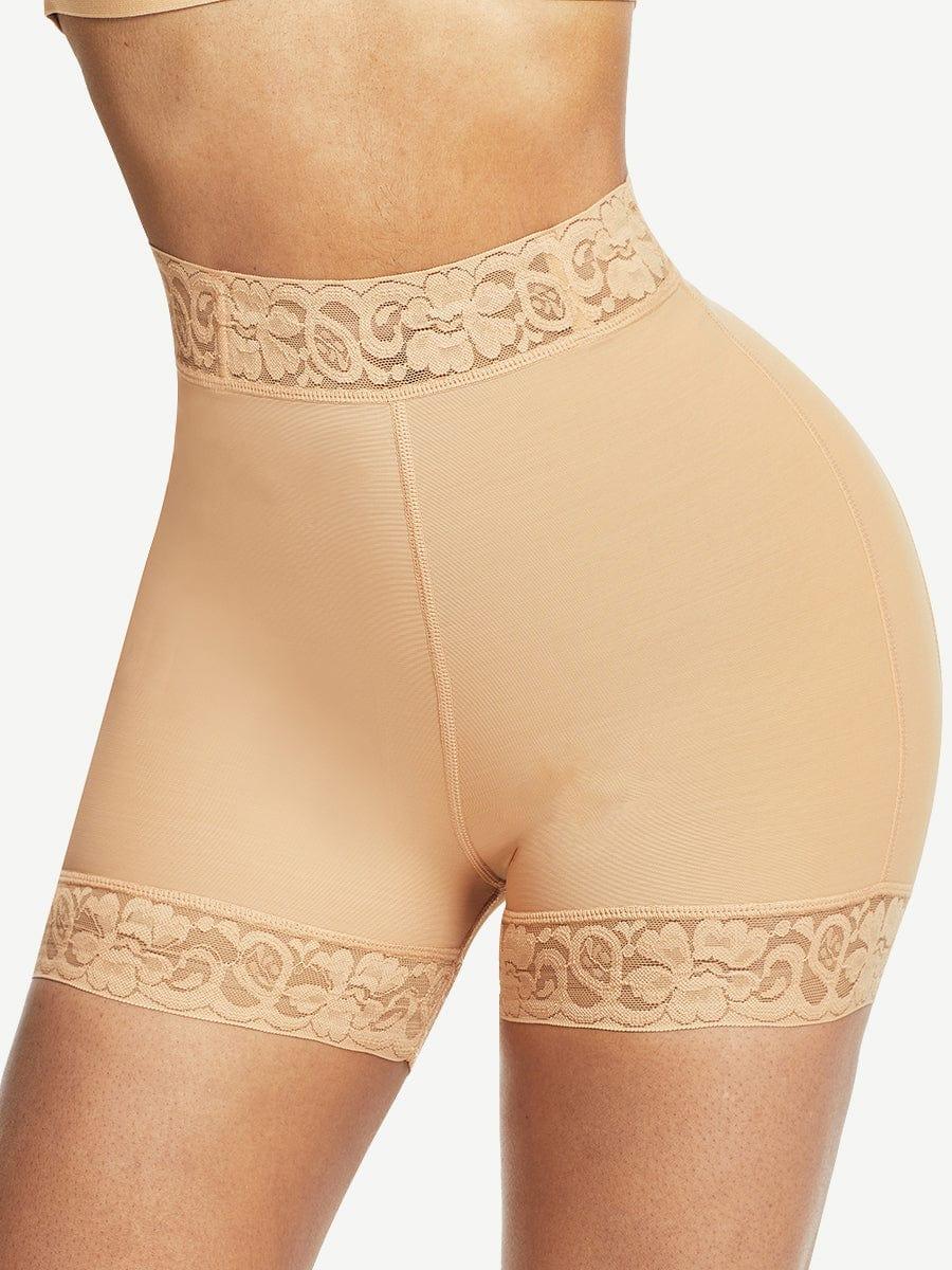 Wholesale Good High Waist Lace Butt Enhancer Panty Curve Smoothing -