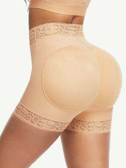 Wholesale Good High Waist Lace Butt Enhancer Panty Curve Smoothing -