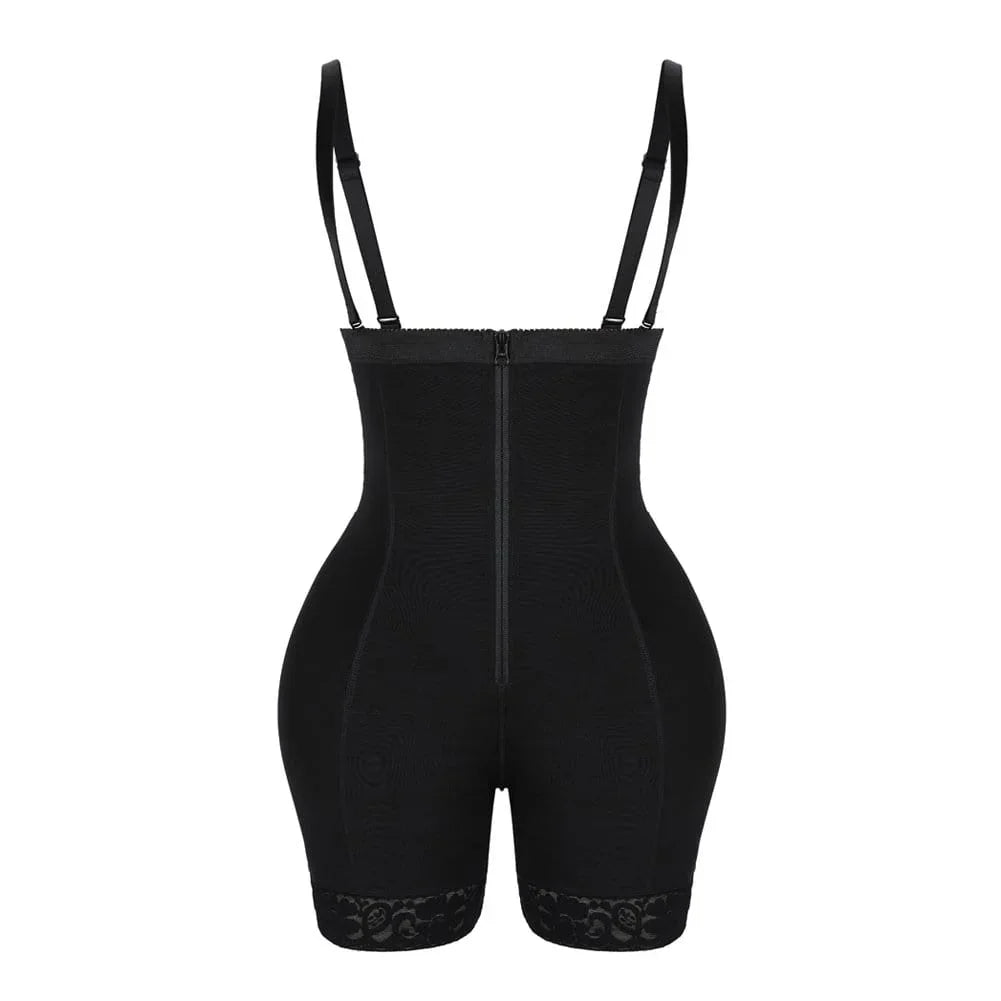 Wholesale Butt Lifter High Waist Lace Removable Pads Firm Compression -