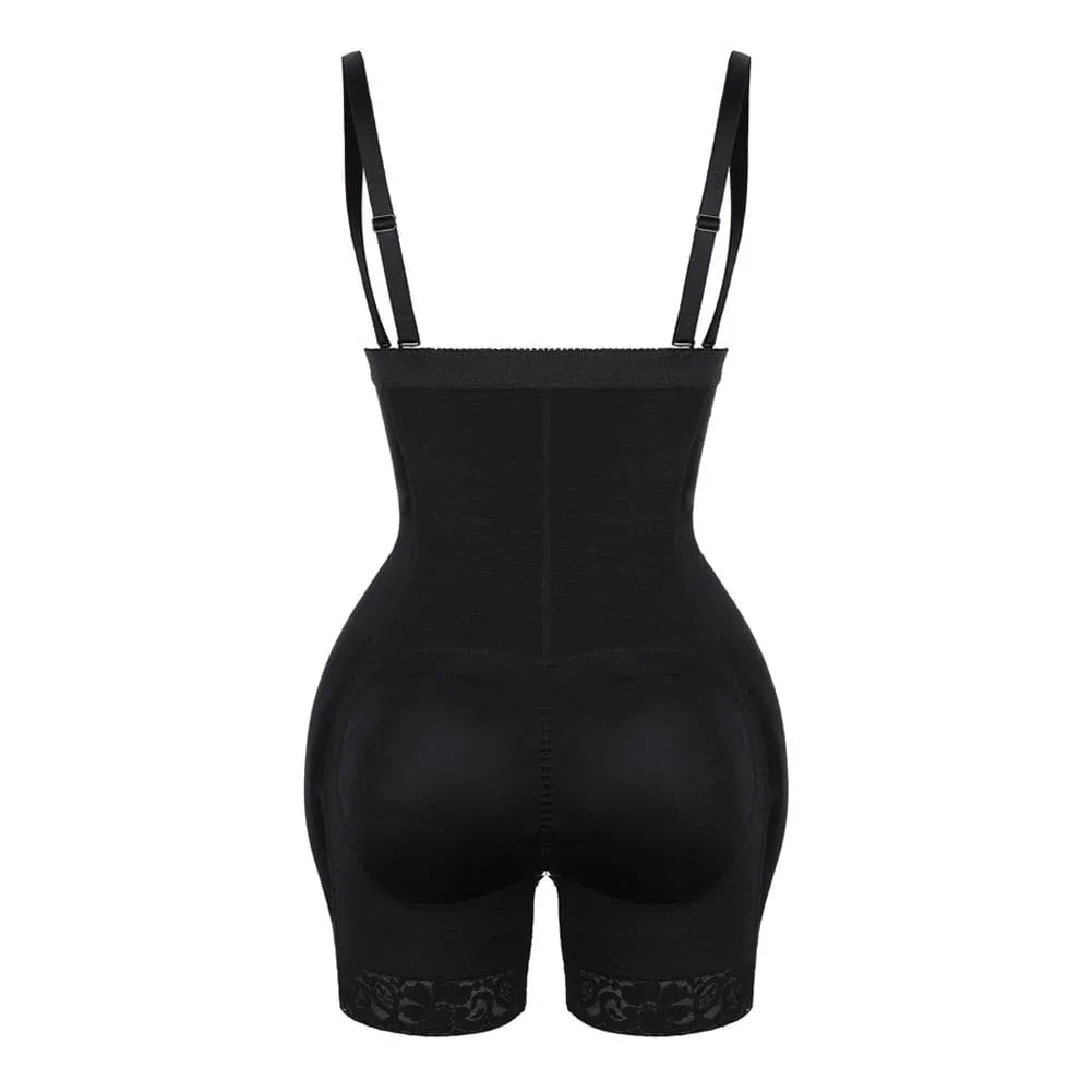 Wholesale Butt Lifter High Waist Lace Removable Pads Firm Compression -