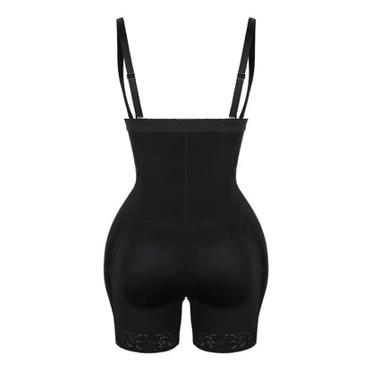 Wholesale Butt Lifter High Waist Lace Removable Pads Firm Compression -