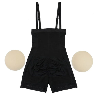 Wholesale Butt Lifter High Waist Lace Removable Pads Firm Compression -