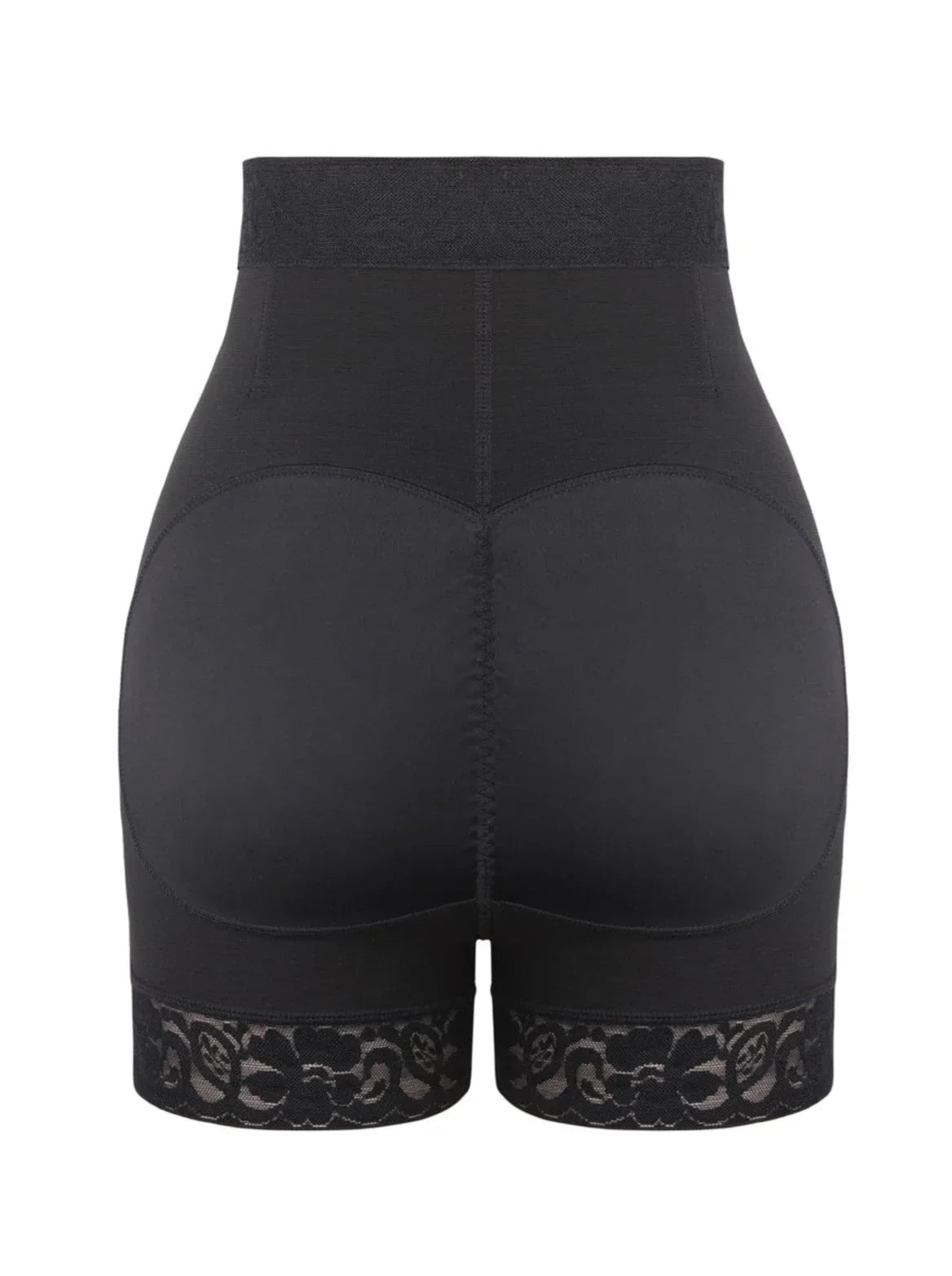 Wholesale Front Zipper Butt Lifter Shorts High Waist Curve-Creating -
