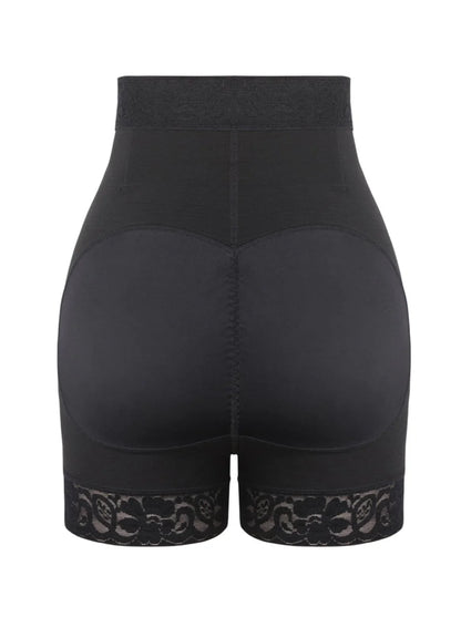 Wholesale Front Zipper Butt Lifter Shorts High Waist Curve-Creating -