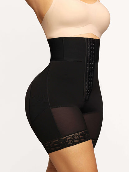 Wholesale 3-bones Triple-breasted High-waisted Elastic Body Butt Lifter -