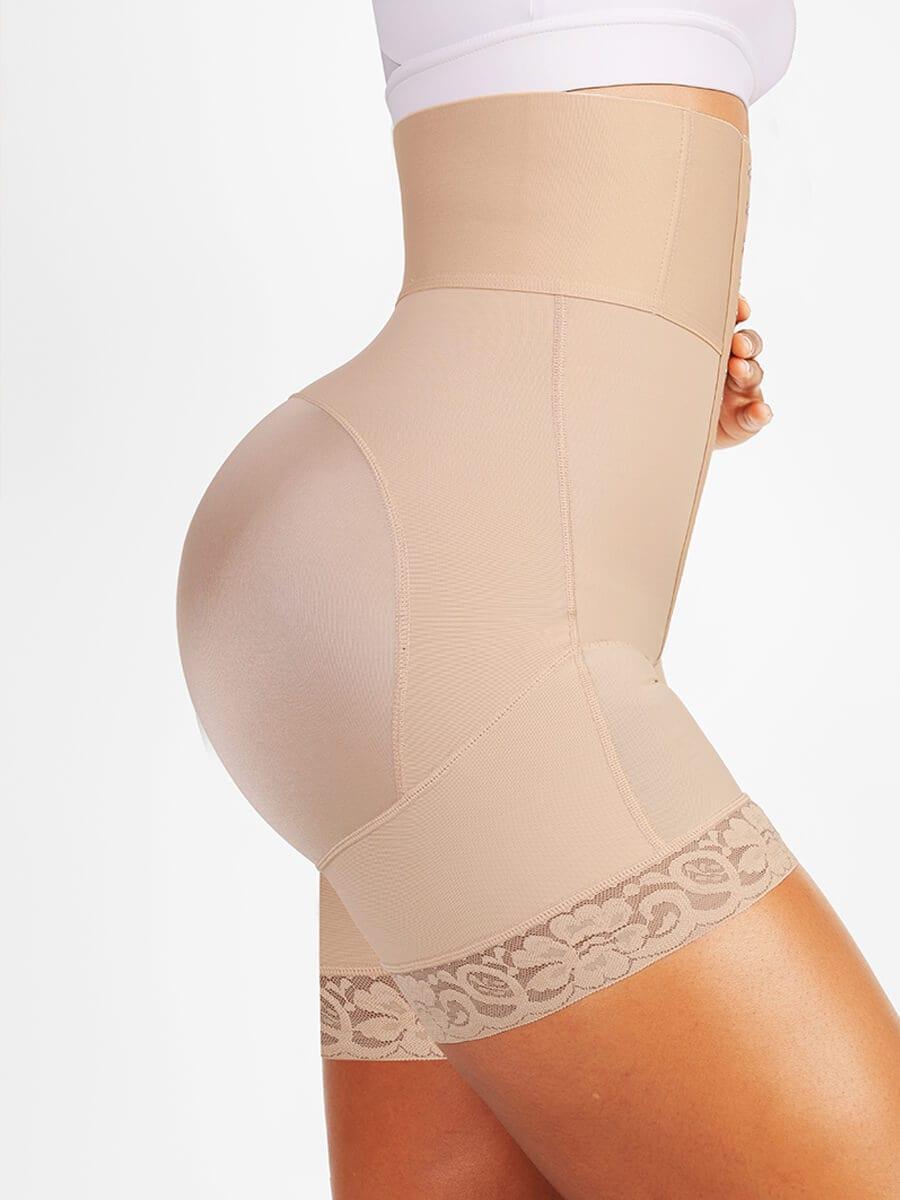 Wholesale 3-bones Triple-breasted High-waisted Elastic Body Butt Lifter -