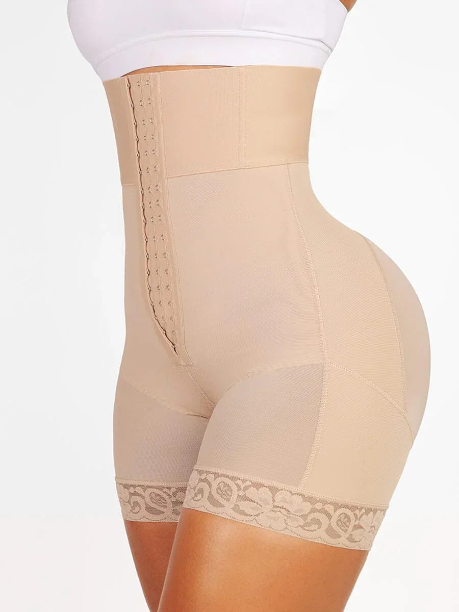 Wholesale 3-bones Triple-breasted High-waisted Elastic Body Butt Lifter -