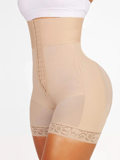 Wholesale 3-bones Triple-breasted High-waisted Elastic Body Butt Lifter -