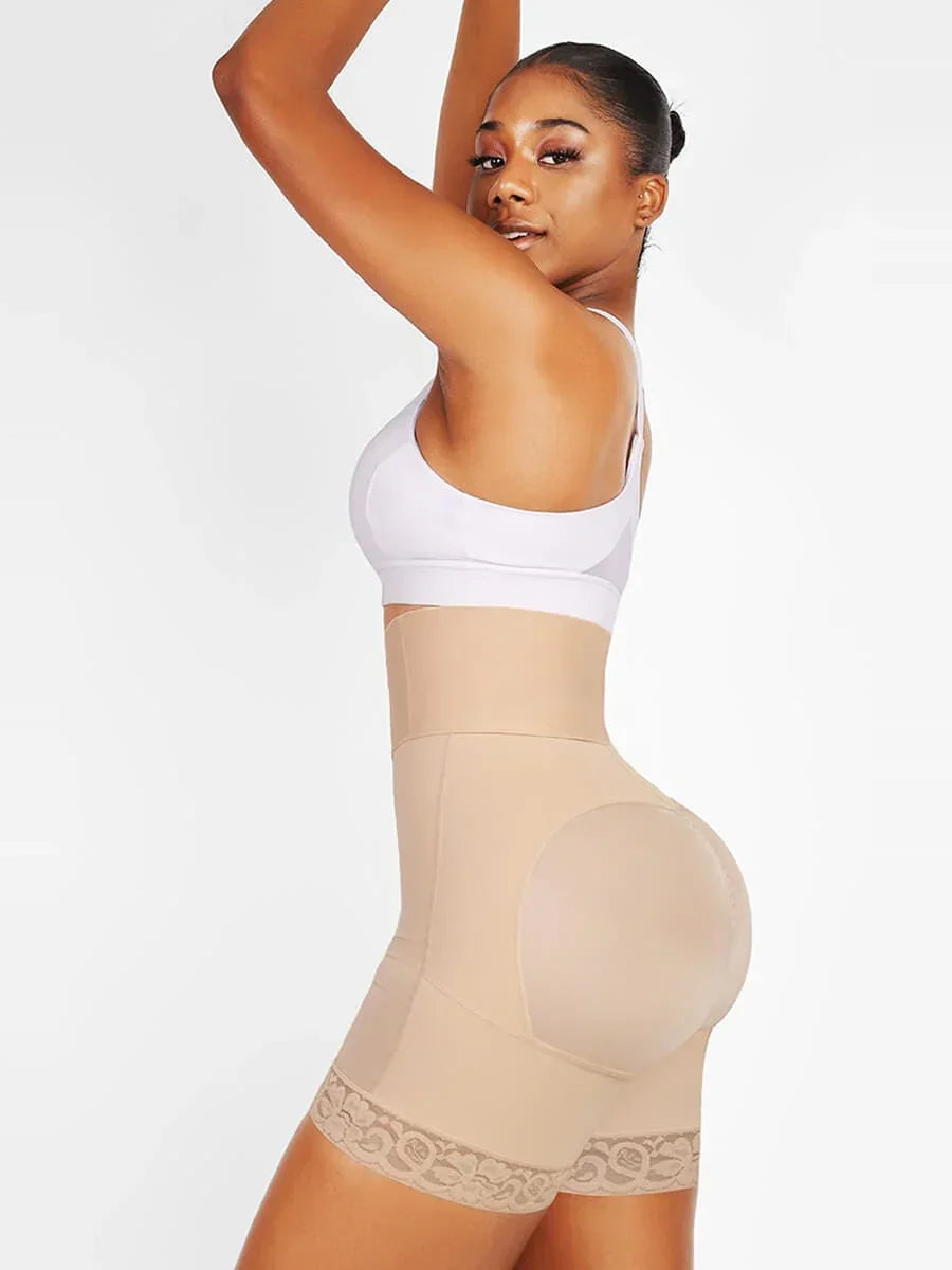 Wholesale 3-bones Triple-breasted High-waisted Elastic Body Butt Lifter -