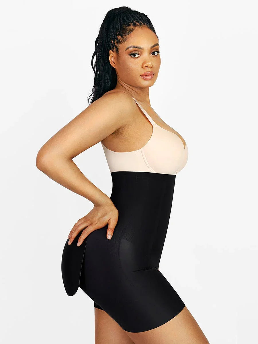 Wholesale High Waist Air Slim Butt Lifter Built-in Removable Buttock Pads -