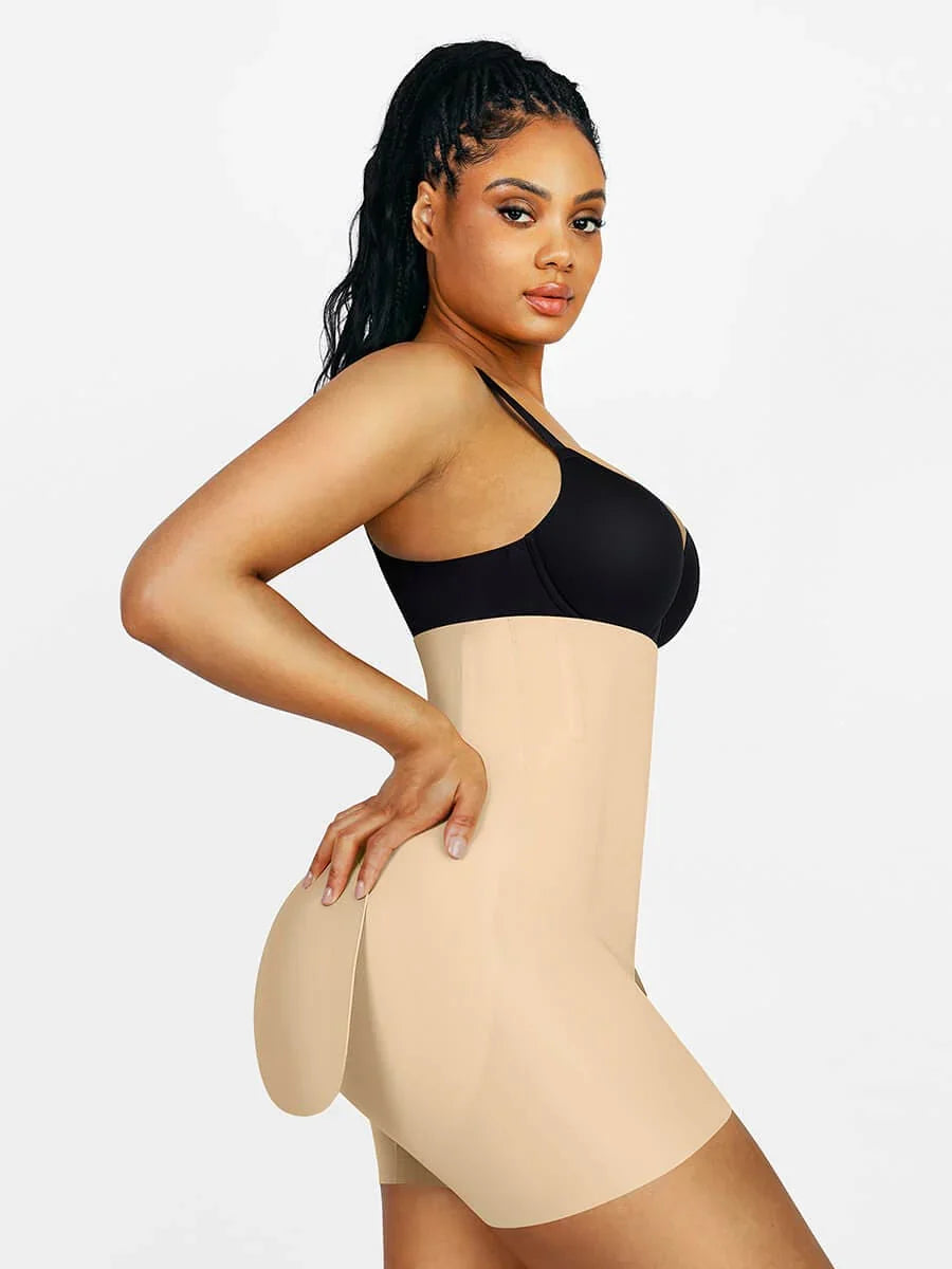 Wholesale High Waist Air Slim Butt Lifter Built-in Removable Buttock Pads -