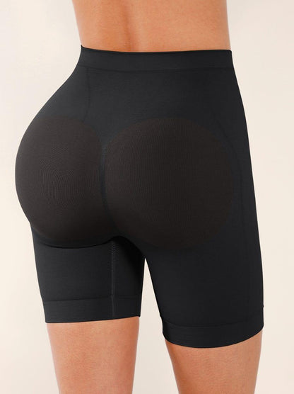 Seamless Slimming Mid-Waist Tummy Control Boyshorts Panties -