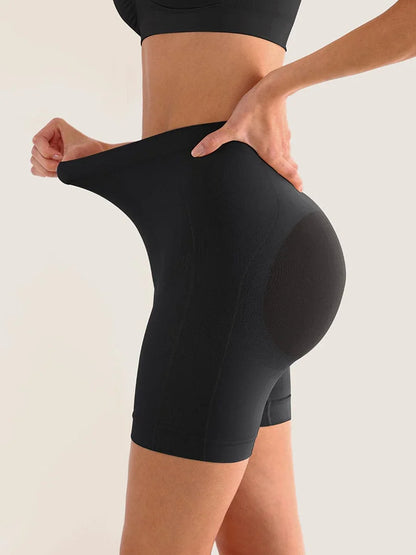 Seamless Slimming Mid-Waist Tummy Control Boyshorts Panties -