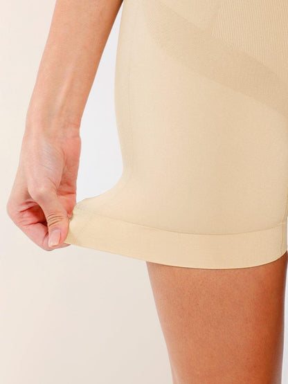 Seamless Slimming Mid-Waist Tummy Control Boyshorts Panties -