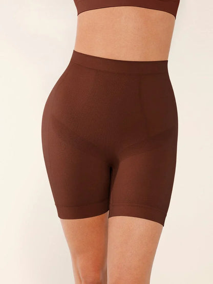Seamless Slimming Mid-Waist Tummy Control Boyshorts Panties -