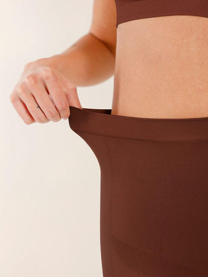 Seamless Slimming Mid-Waist Tummy Control Boyshorts Panties -