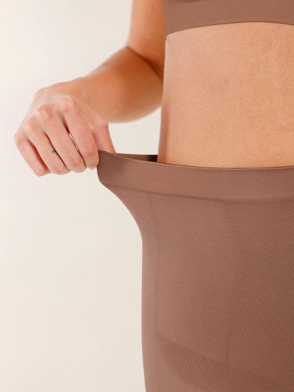 Seamless Slimming Mid-Waist Tummy Control Boyshorts Panties -