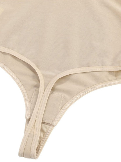 Low-Back Bridal Thong Shapewear Bodysuit