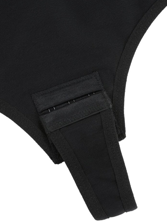 Low-Back Bridal Thong Shapewear Bodysuit