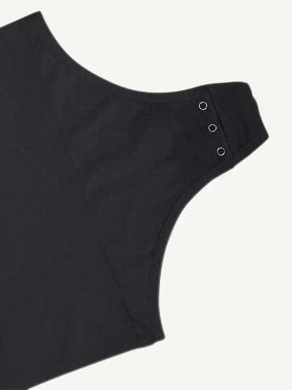 Seamless Hanging Neck Bodysuit Shapewear -