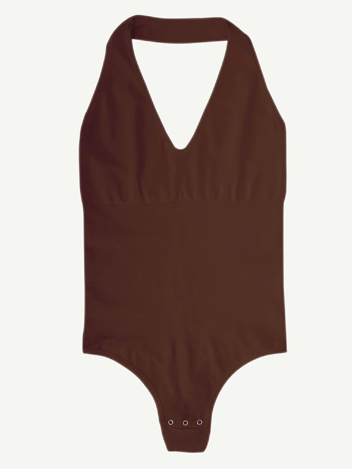 Seamless Hanging Neck Bodysuit Shapewear -