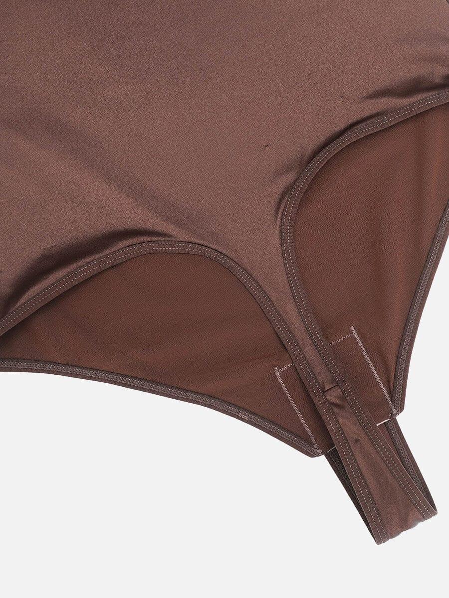 Deep V-neck Waist Abdomen sculpting Bodysuit -