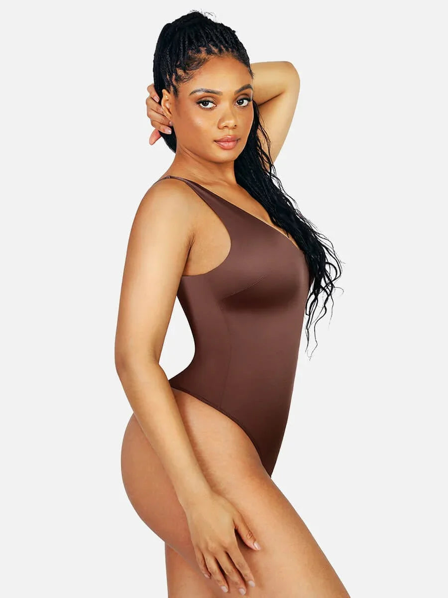 Deep V-neck Waist Abdomen sculpting Bodysuit -