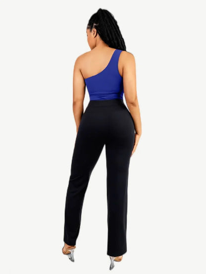 Seamless One-Shoulder Waist Sculpting Tummy Control Body Bodysuit -