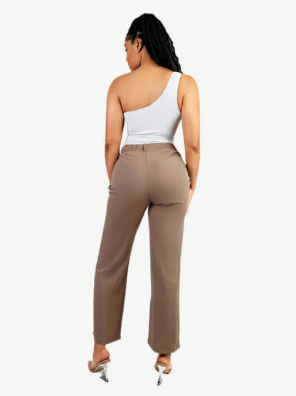 Seamless One-Shoulder Waist Sculpting Tummy Control Body Bodysuit -