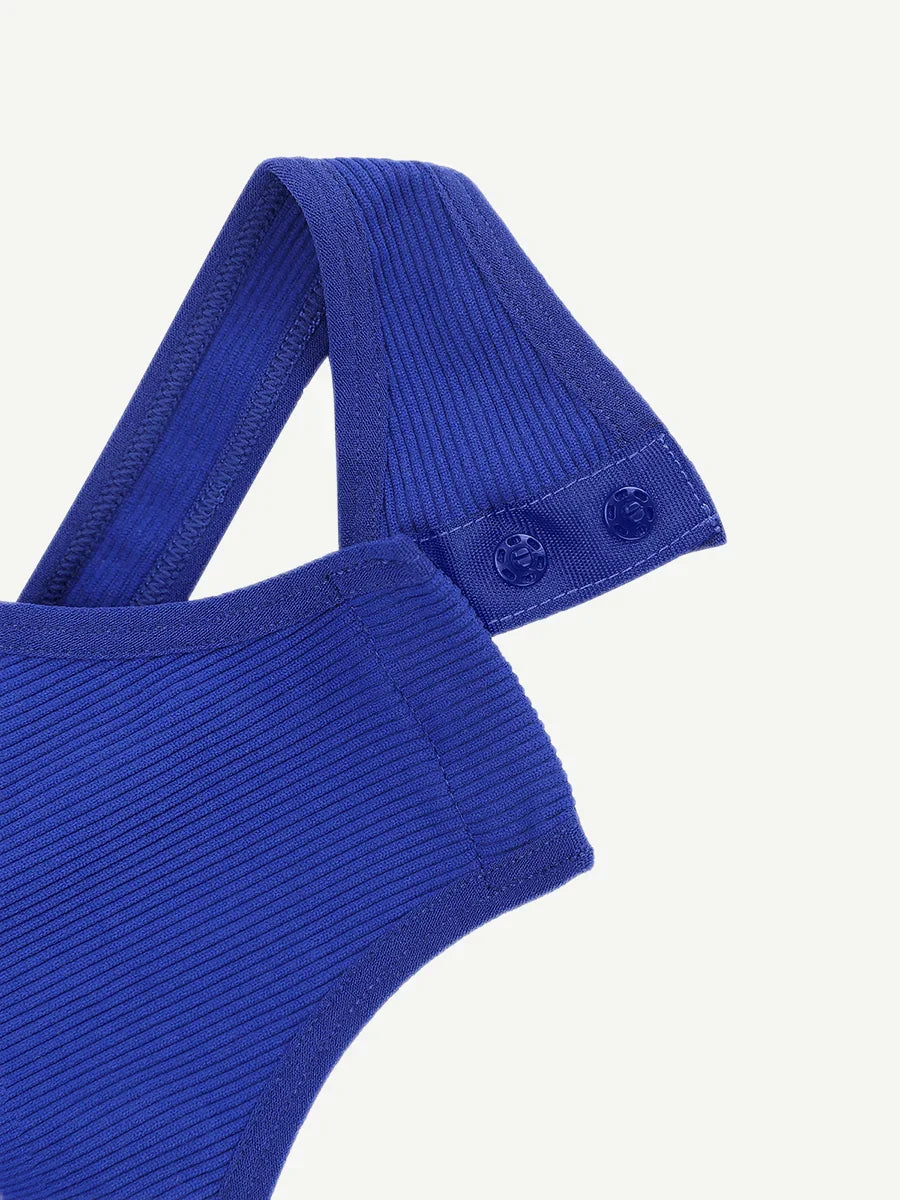 Seamless One-Shoulder Waist Sculpting Tummy Control Body Bodysuit -