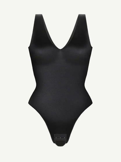 Deep V-neck Waist Abdomen sculpting Bodysuit -