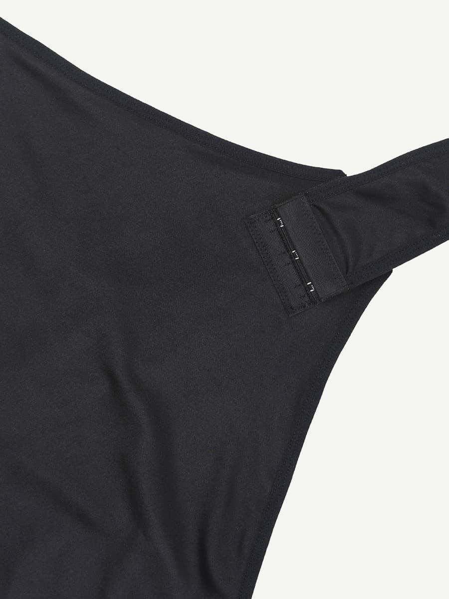 Deep V-neck Waist Abdomen sculpting Bodysuit -