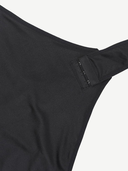 Deep V-neck Waist Abdomen sculpting Bodysuit -