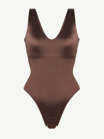 Deep V-neck Waist Abdomen sculpting Bodysuit -