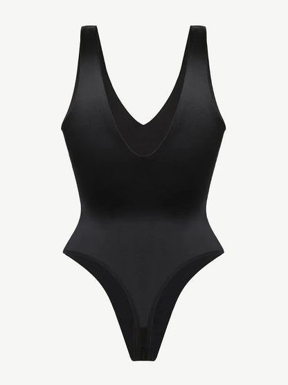 Deep V-neck Waist Abdomen sculpting Bodysuit -