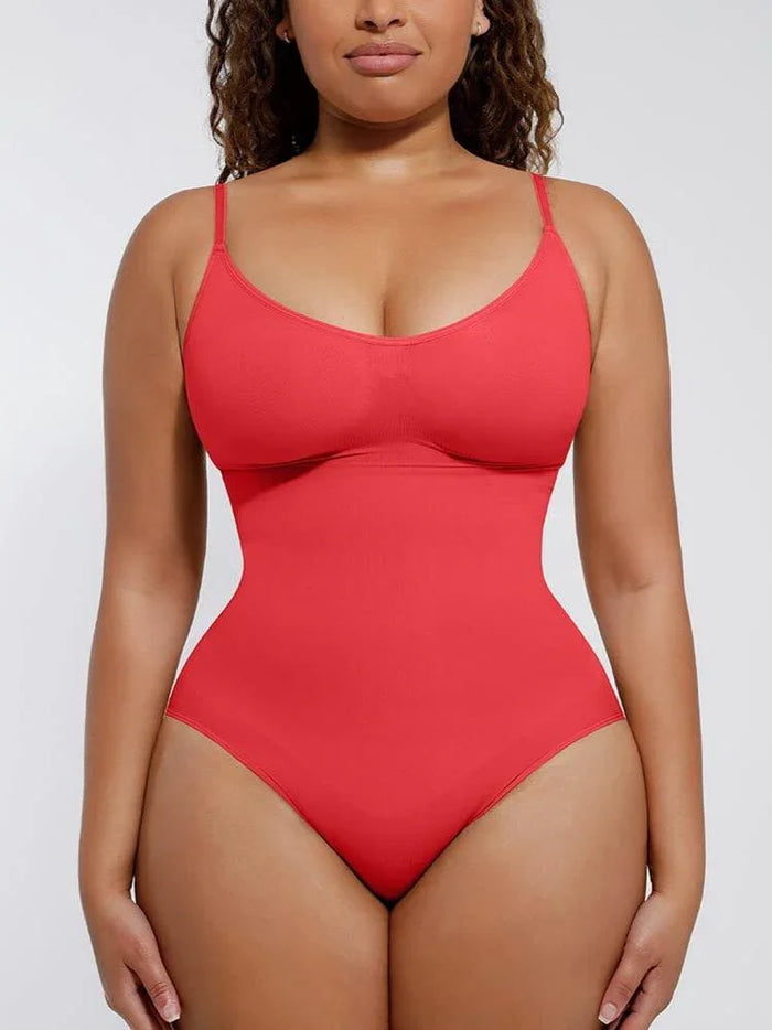 Seamless Sculpt Covered Bust Jumpsuit Thong Bodysuit