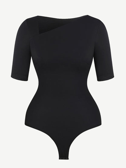 Slant Collar & Half Sleeves