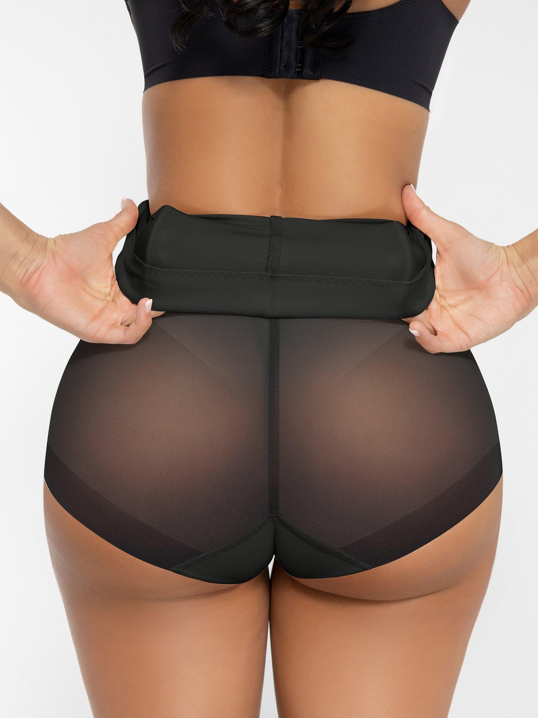 High-Waisted Sculpting Shapewear Briefs for Women – Tummy Control Slimming Underwear -