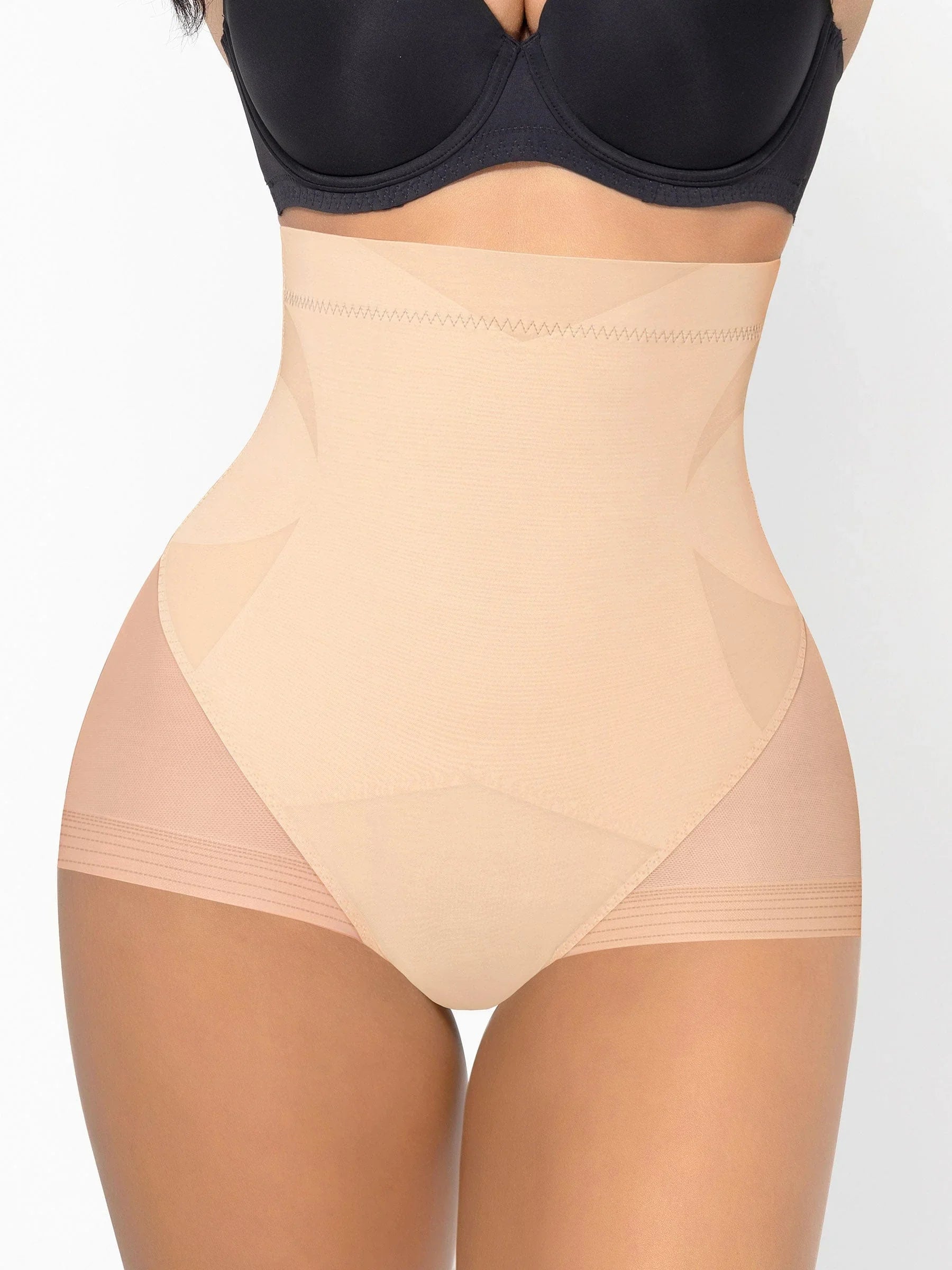 High-Waisted Sculpting Shapewear Briefs for Women – Tummy Control Slimming Underwear -