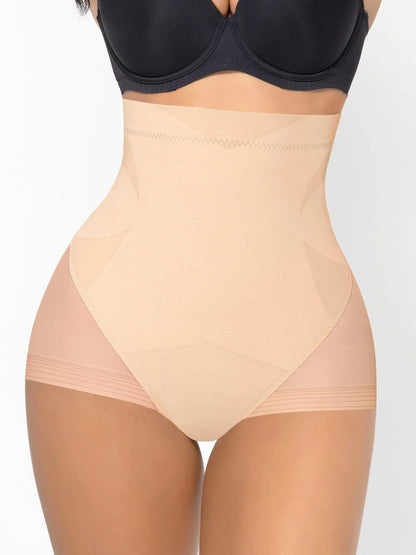 High-Waisted Sculpting Shapewear Briefs for Women – Tummy Control Slimming Underwear -