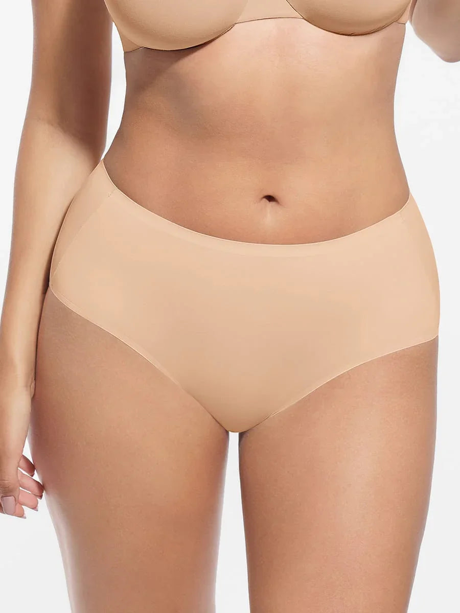 Mid-Waist Cloud Soft Brief Panties for Women – Comfortable Everyday Underwear Briefs -