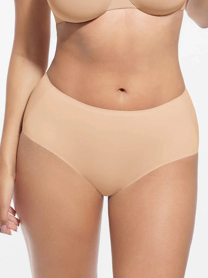 Mid-Waist Cloud Soft Brief Panties for Women – Comfortable Everyday Underwear Briefs -
