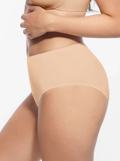 Mid-Waist Cloud Soft Brief Panties for Women – Comfortable Everyday Underwear Briefs -