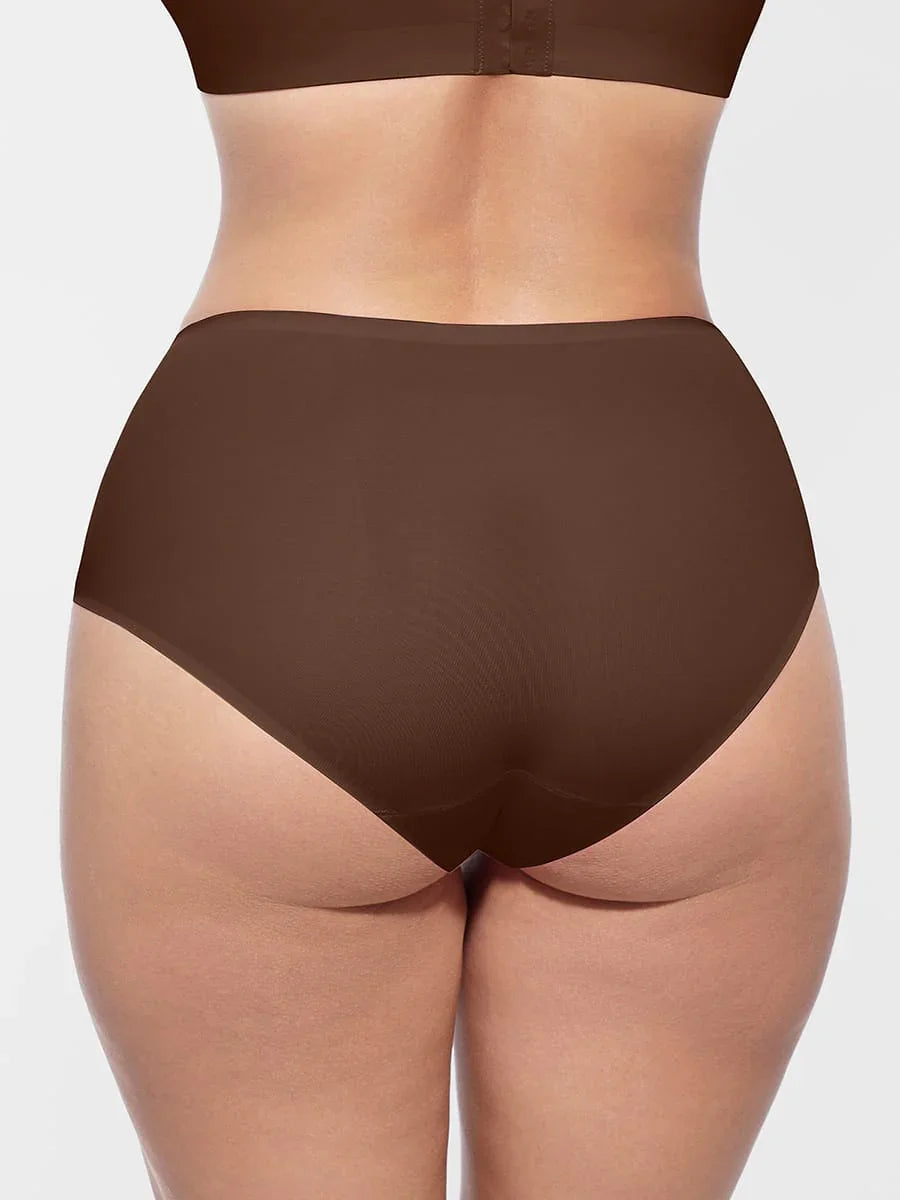 Mid-Waist Cloud Soft Brief Panties for Women – Comfortable Everyday Underwear Briefs -